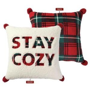 1pcs Buffalo Plaid Throw Pillow Cover 18x18 Inches Christmas Pillow Cover